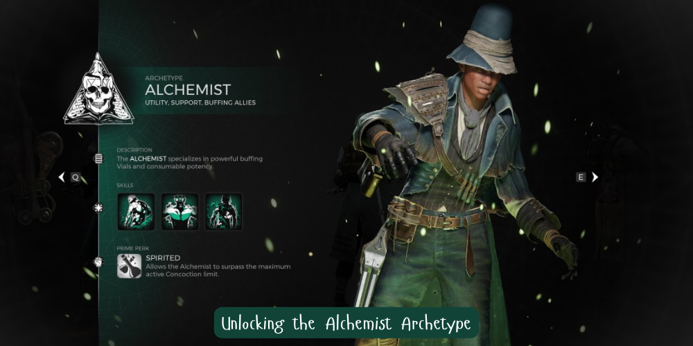 Unlocking Alchemist Archetype